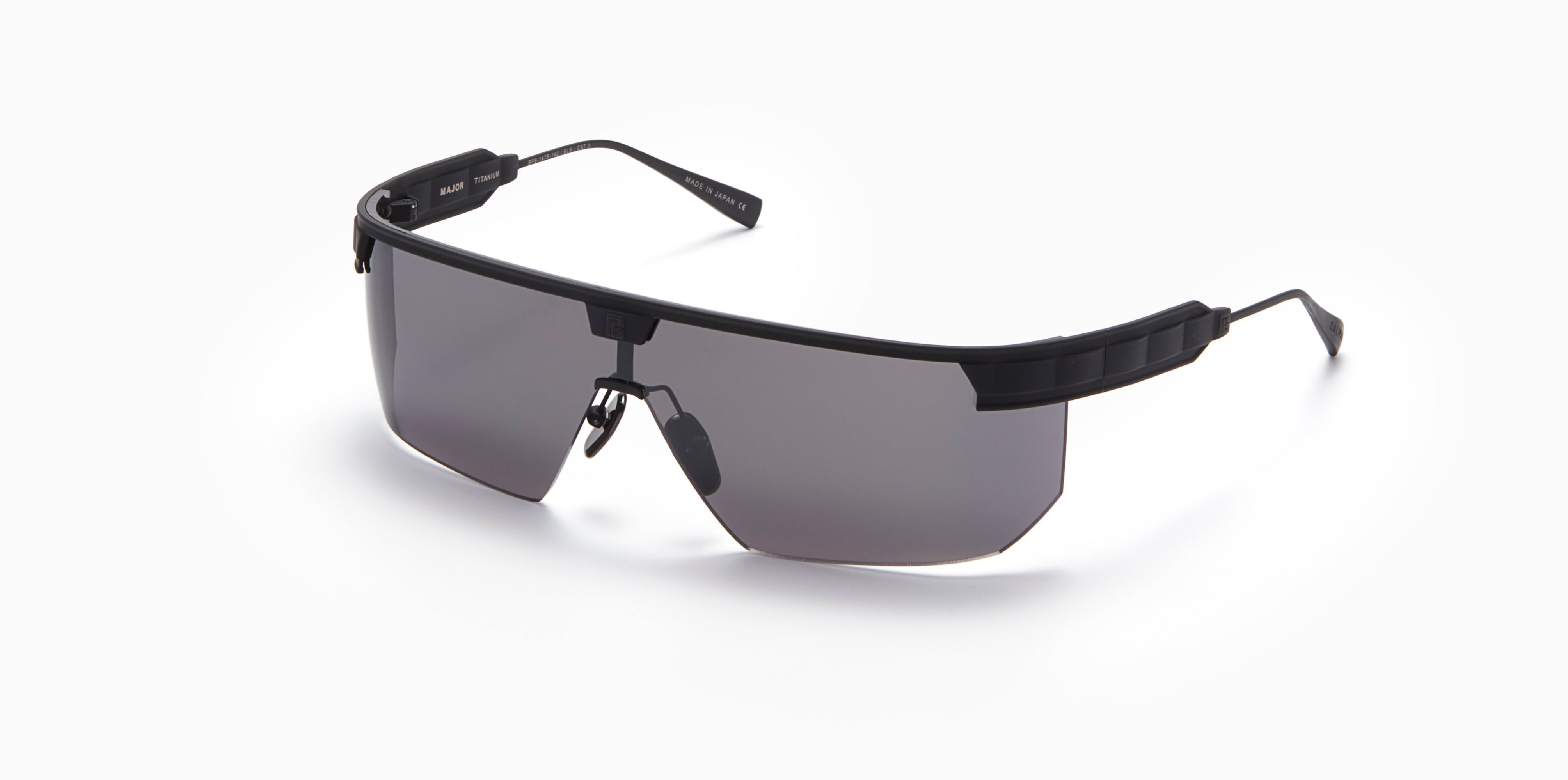 Unisex | Major Sunglass | Matte Black | Dark Grey