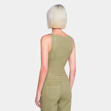 OW Collection MAPLE Top Top 053 - Olive