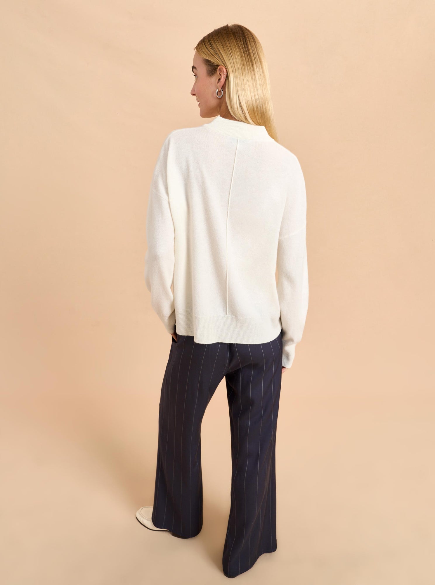 Solid Marin Lite Sweater | Cream