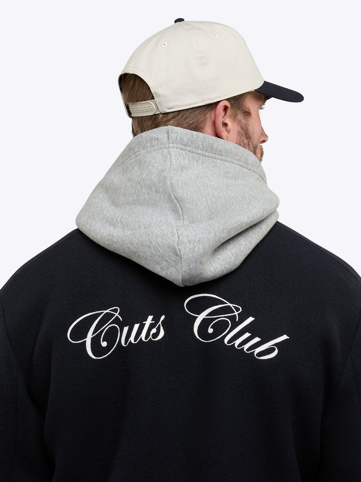Mens | Varsity Classic-Fit Bomber | Marine Navy