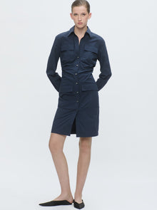 Marrakech Shirt Dress | Navy
