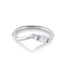 Women | White Diamond Phoebe Band | 14k White Gold