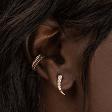 Women | White Diamond Ear Crawlers | 14k Rose Gold