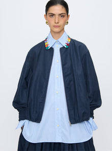 Marta Bomber Jacket | Indigo