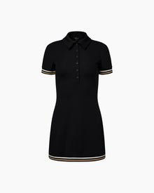 Polo Tennis Dress | Jet Black