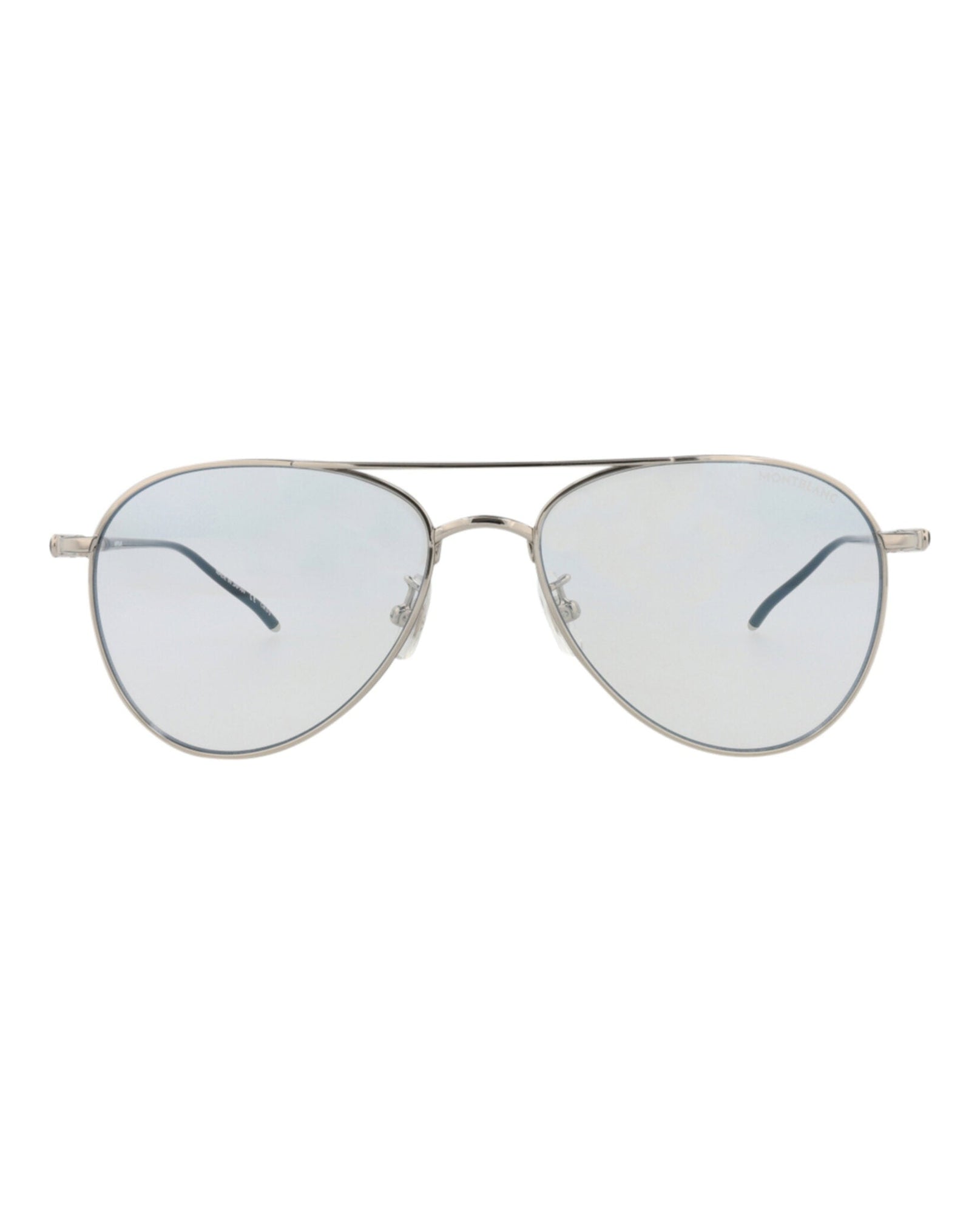 Montblanc Aviator Metal Sunglasses | Silver