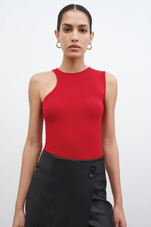 Daya Sleeveless Top | Red