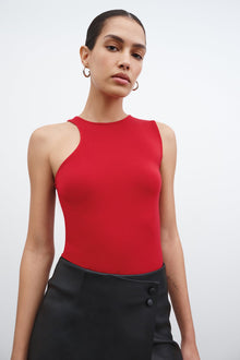 Daya Sleeveless Top | Red