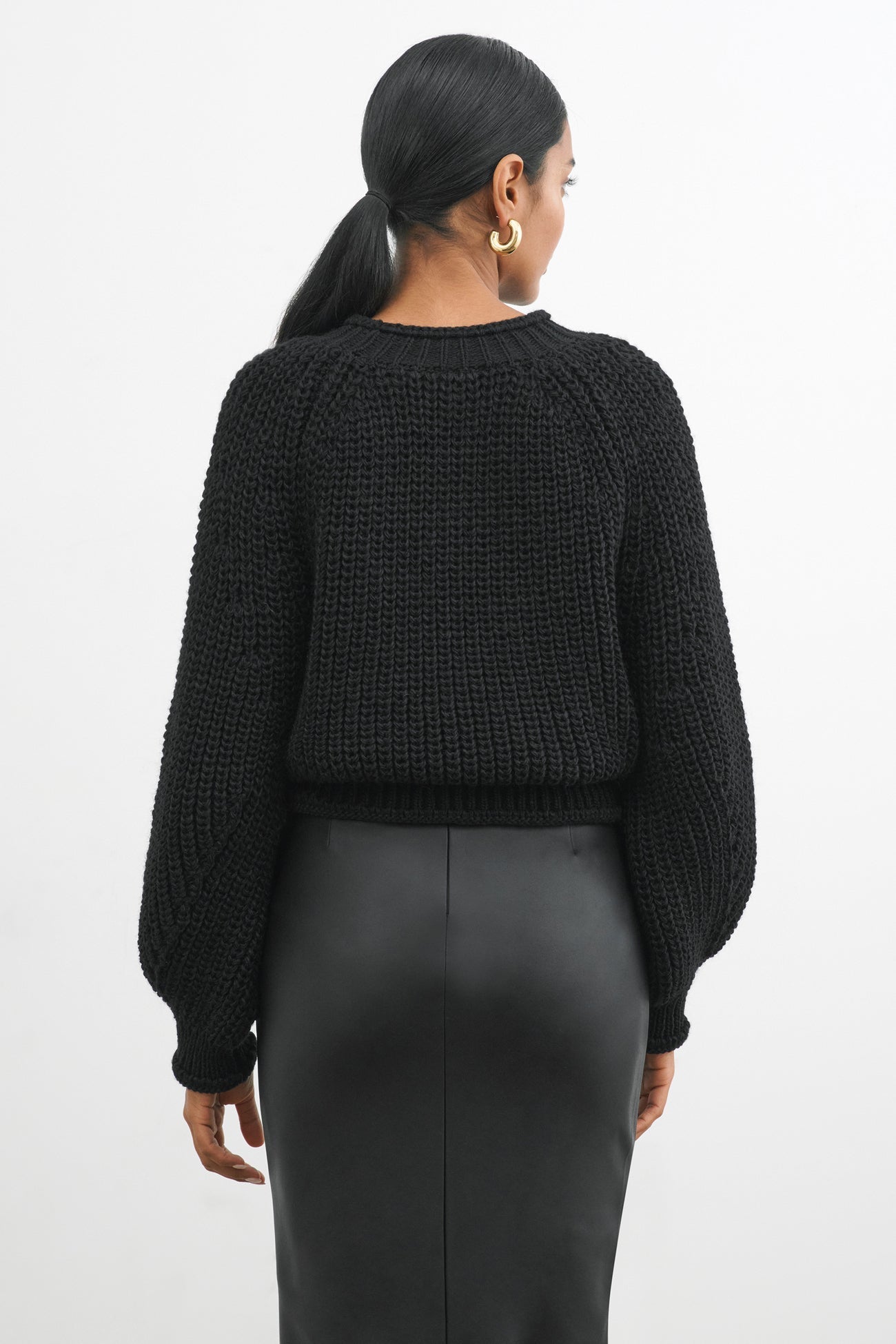 Lark Knit Sweater | Black