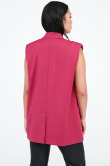 Selena Vest | Raspberry