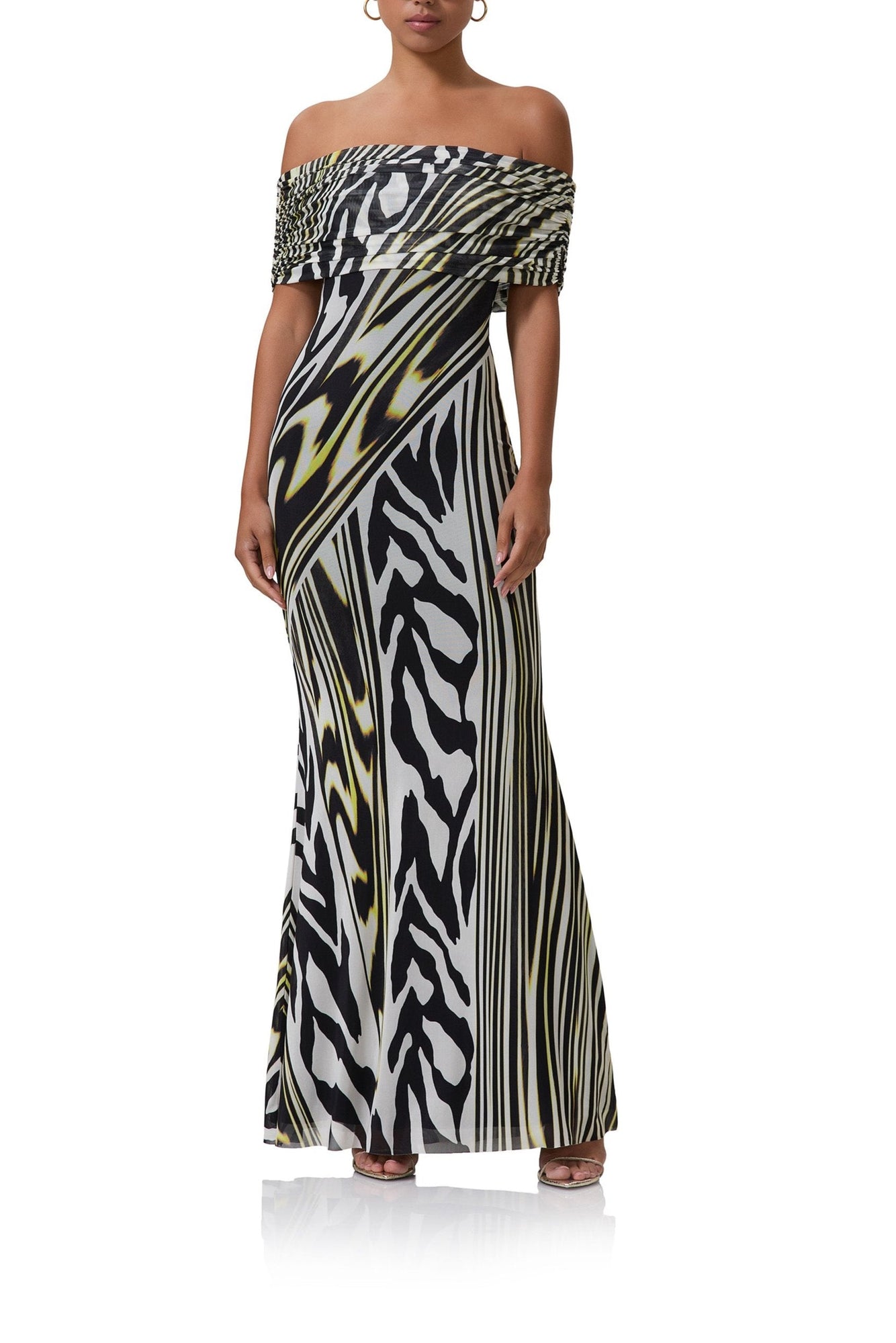 McCall Maxi Dress | Zebra Lime