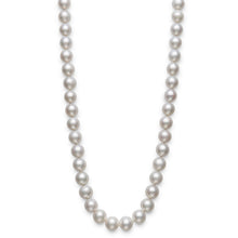 Round Strand Necklace | 14K Yellow Gold | White Freshwater Pearl11mm - 12mm