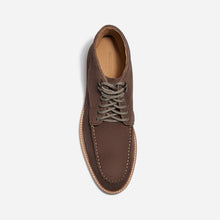 Mens | Mateo Moc Toe Boot | Umber Brown Suede