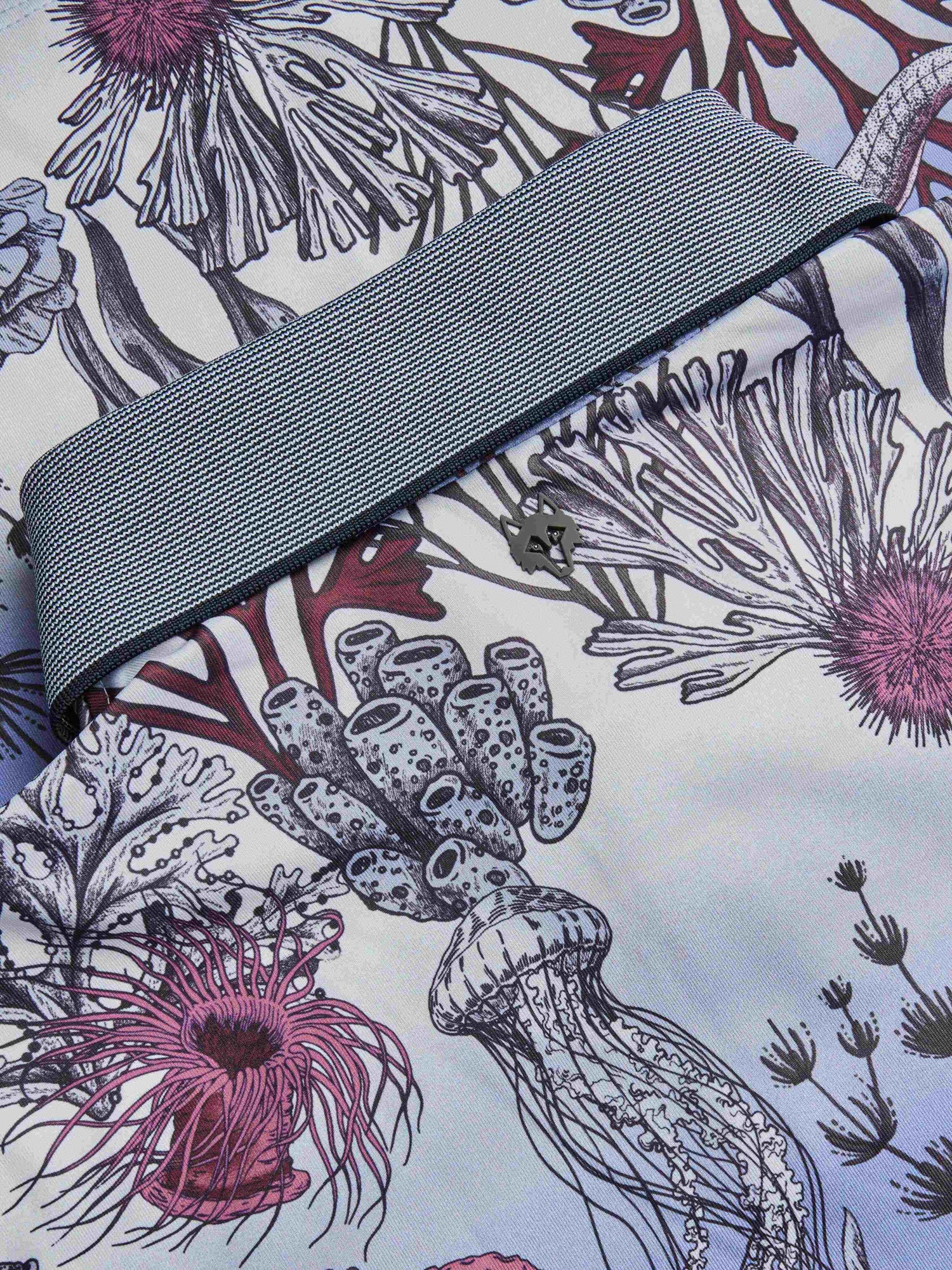 Men | Poison Coral Polo | Seahorse