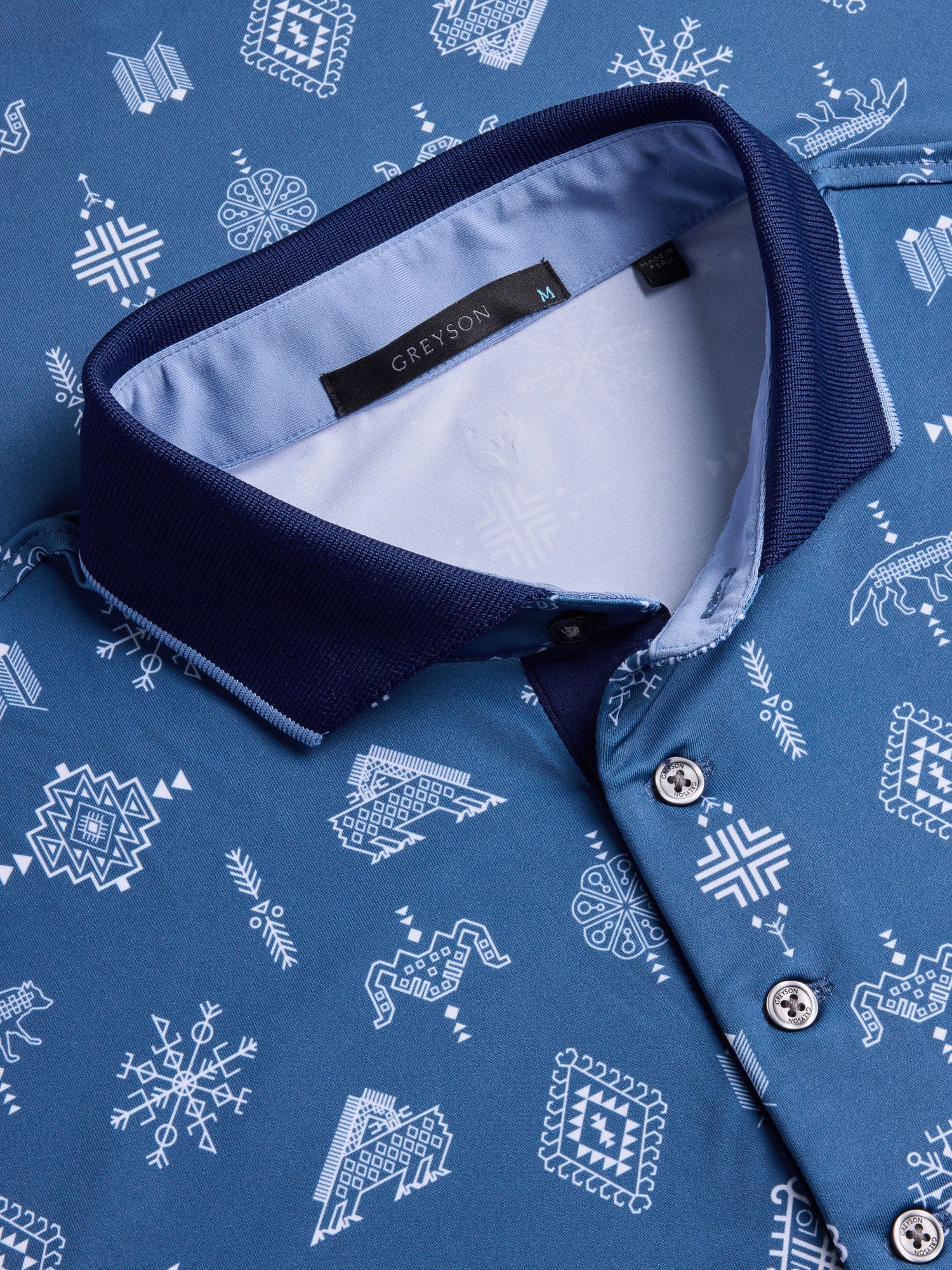 Men | Woven Spirits Polo | Fjord