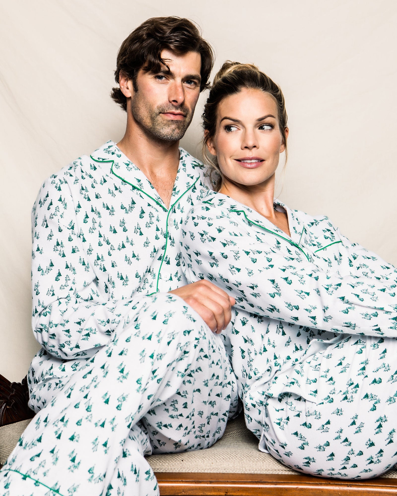 Men's Flannel Pajama Set | Evergreen Forest