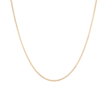 Small Cuban Chain Necklace Vermeil Yellow Gold 16in 18in 20in 22in First