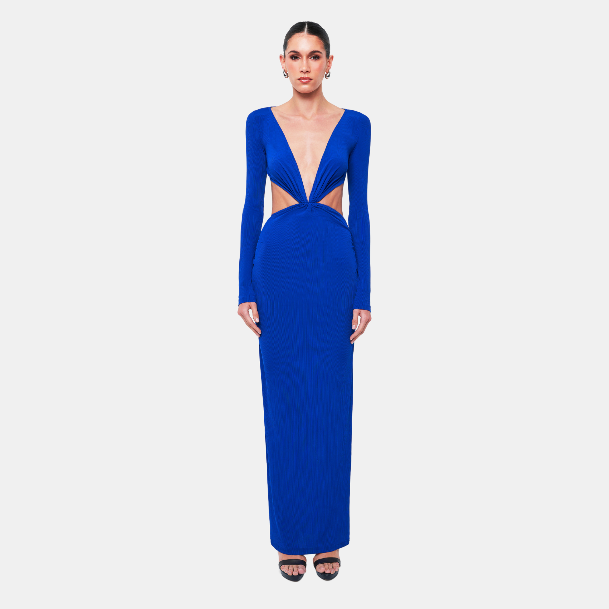 OW Collection MIDNIGHT Maxi Dress Account 218 - Dark Blue