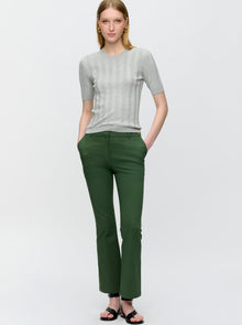 Mila Cropped Pant | Military