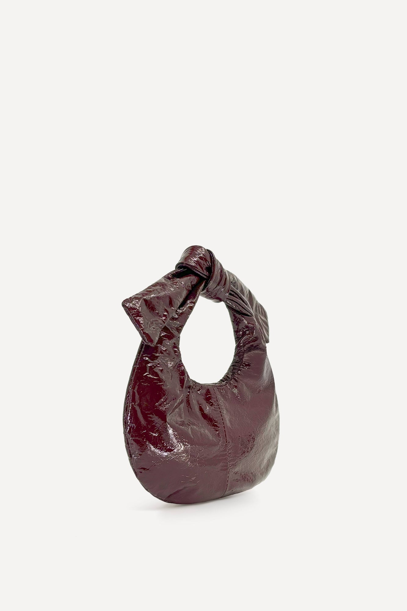 Yumi Mini Clutch | Bordeaux Crinkle