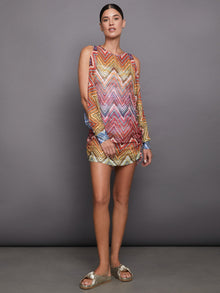 Missoni | Short Cover Up | Multi Chevron