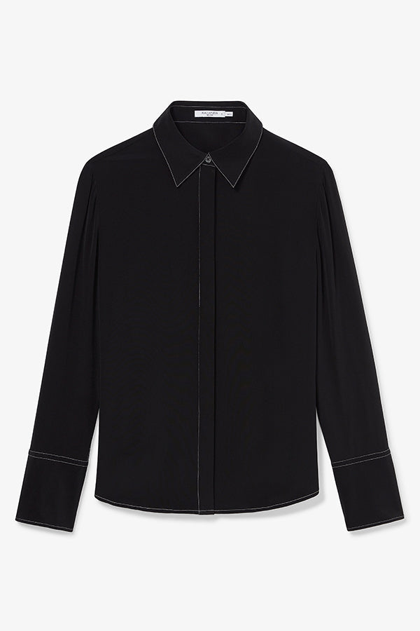 packshot image of the mira top in black | Exclude | Still