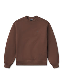 Womens | Divine Relaxed-Fit Fleece Pullover | Mocha