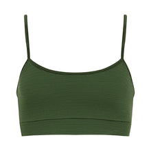 Simple Sport Top | Olive Micro Scrunch