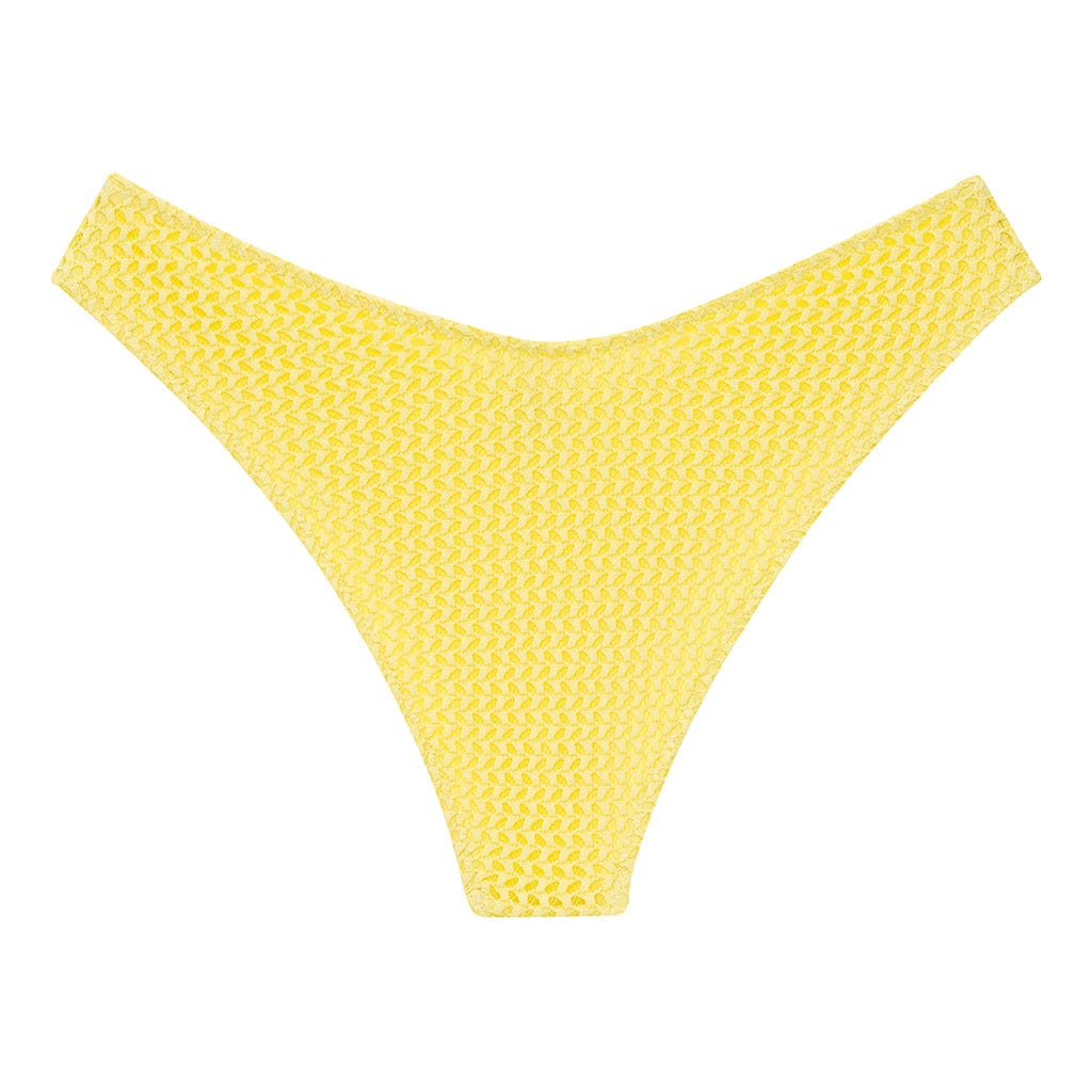 Lulu (Zig Zag Stitch) Bikini Bottom | Yellow Crochet