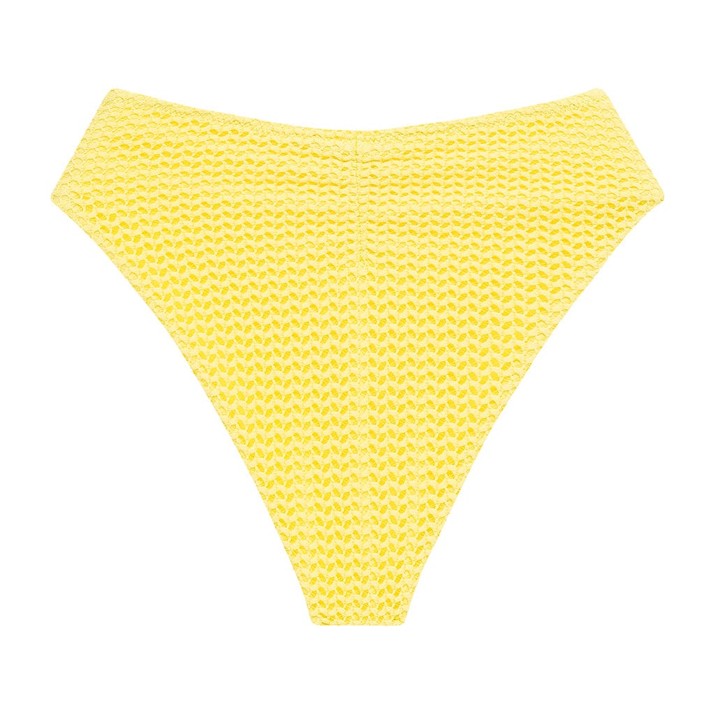 Paula Bikini Bottom | Yellow Crochet