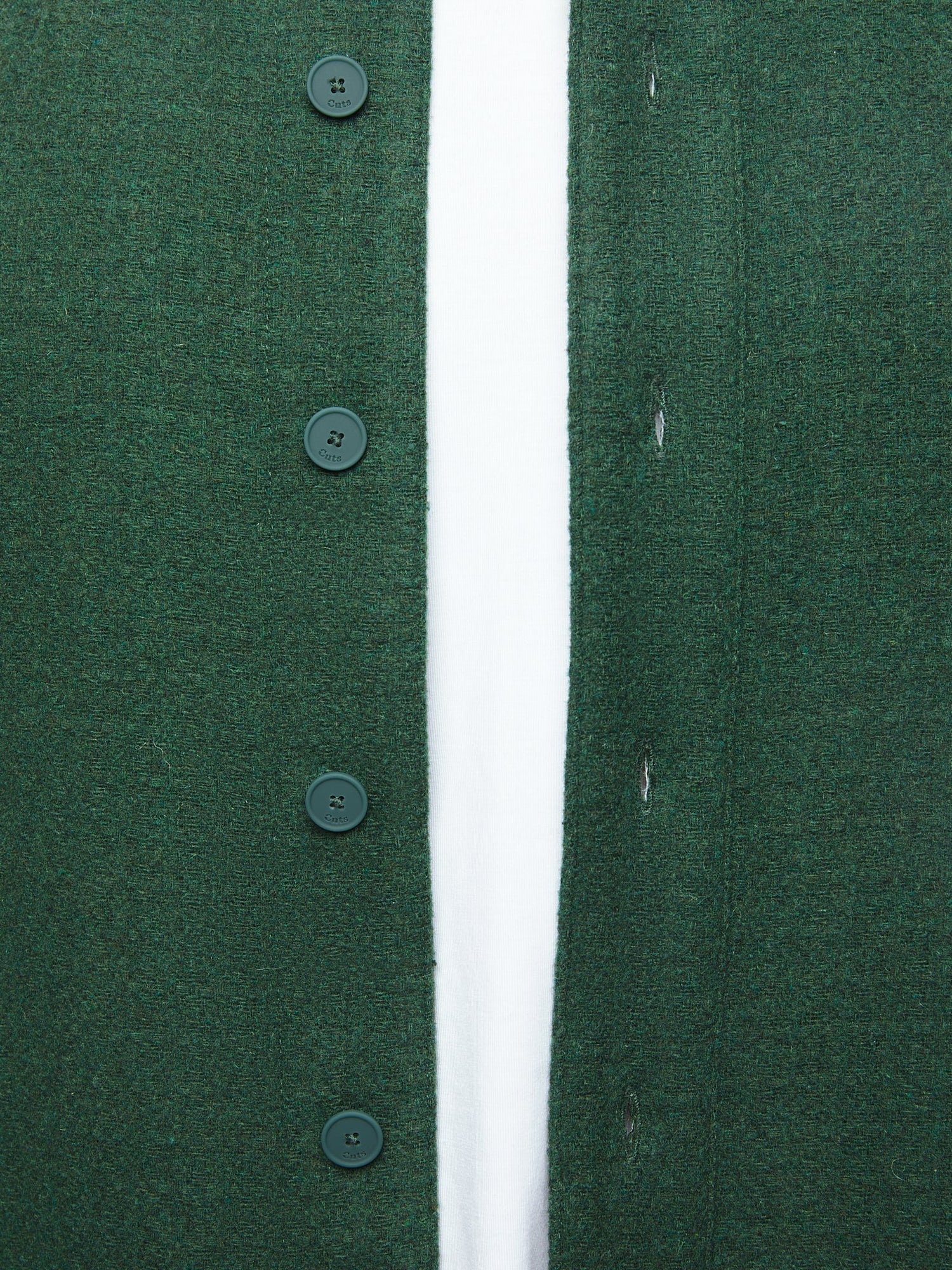 Unisex | Horizon Classic-Fit Tweed Shacket | Moss