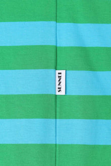 Classic Long Sleeve T-Shirt | Men | Azure x Green Stripes