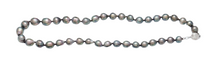 Round Strand Necklace | 14K Yellow Gold | Black Tahitian Pearl