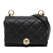 Chanel | Pre-Owned Mini Quilted Calfskin Pearl CC Accordion Flap | Black