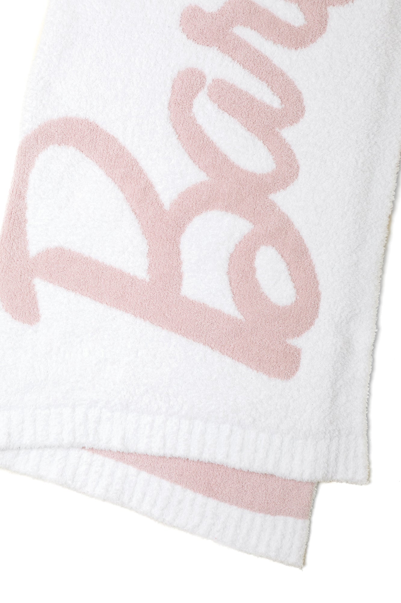 CozyChic Barbie Blanket | Sea Salt/Dusty Rose