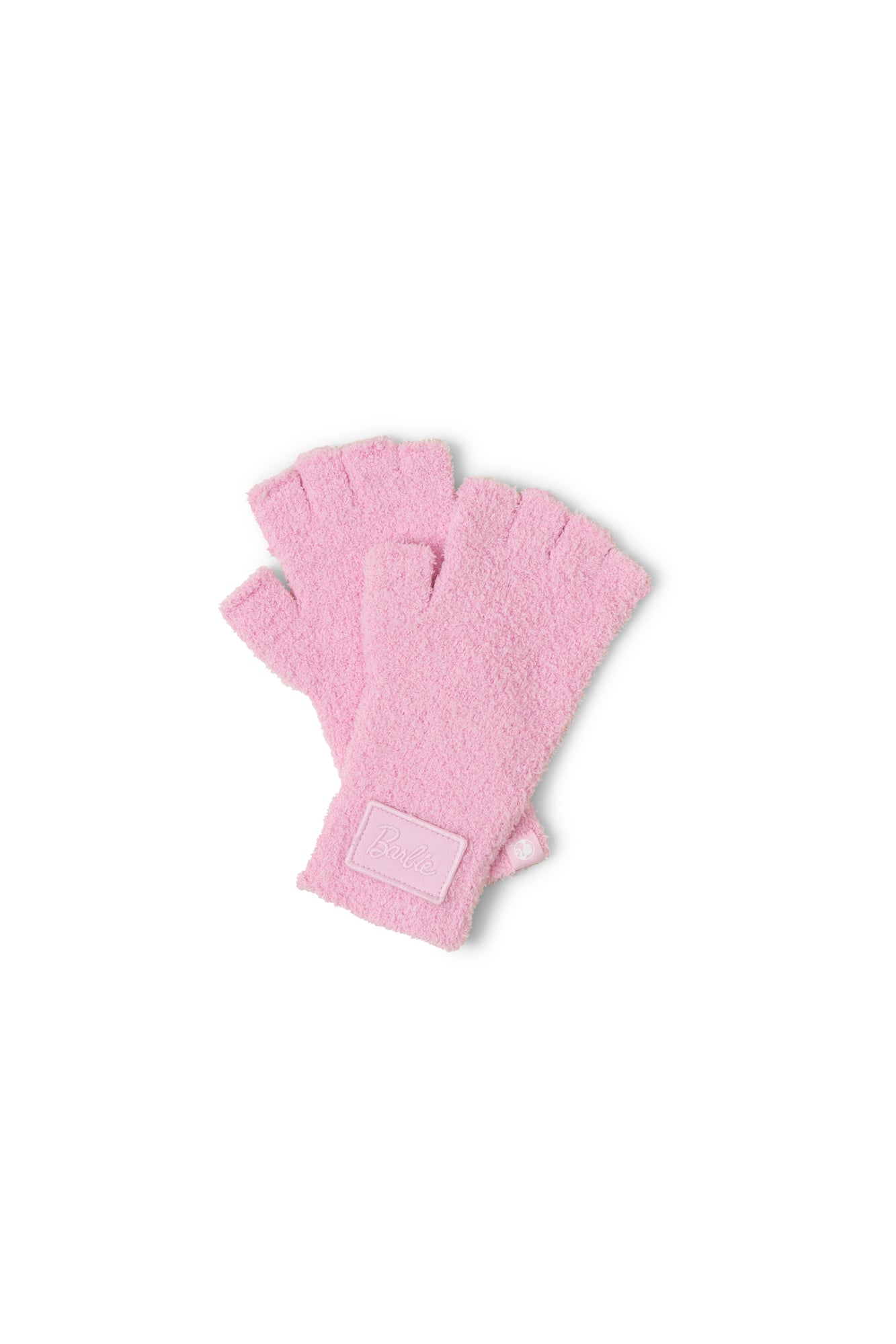 Womens | CozyChic Barbie Fingerless Gloves | Barbie Pink
