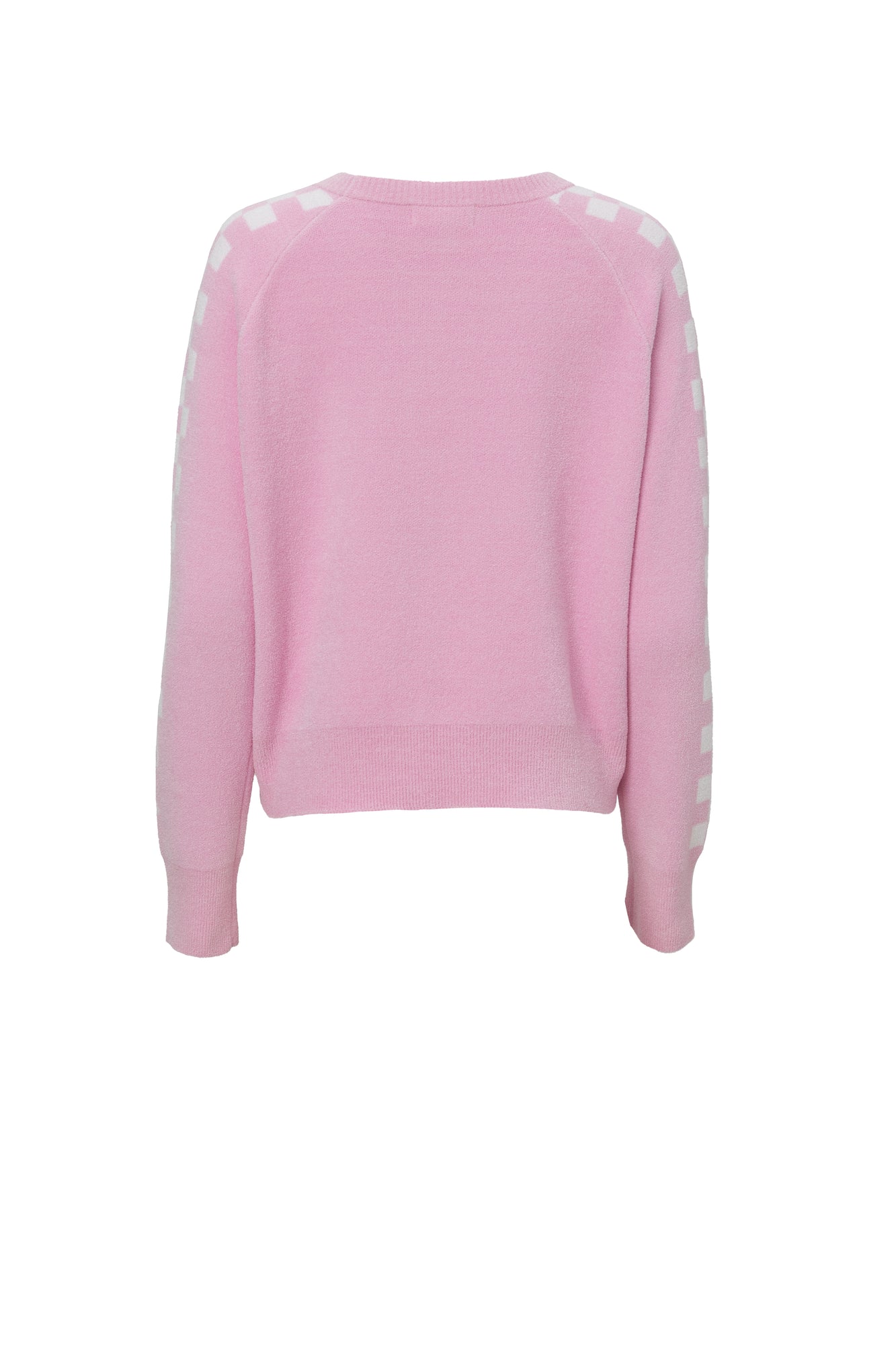 Womens | CozyChic Ultra Lite Checkered Barbie Pullover | Barbie Pink