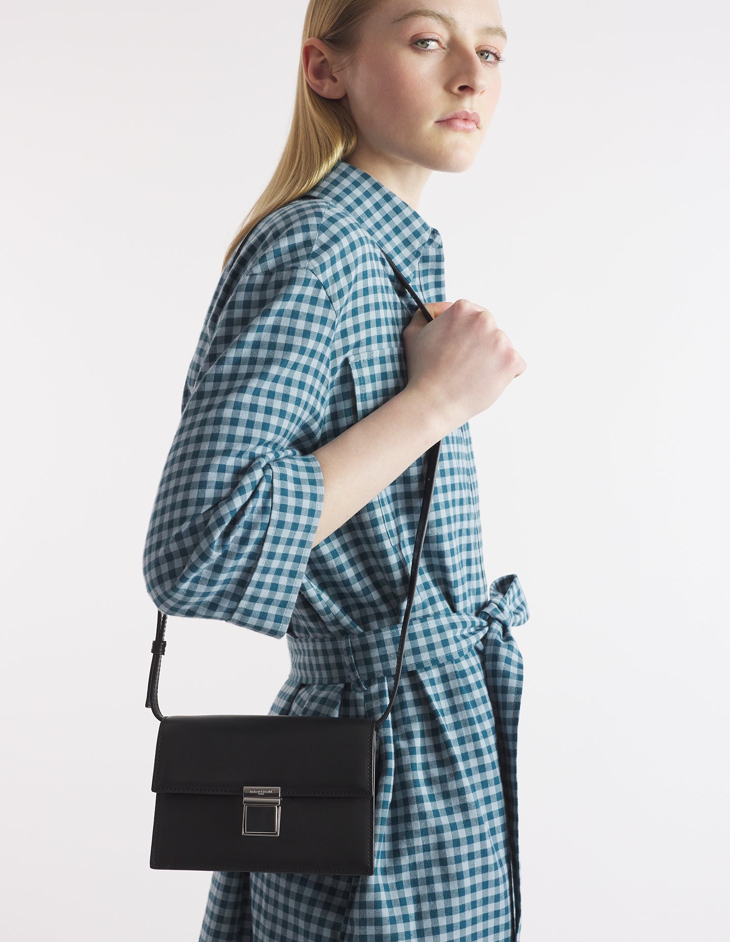 Womens | Mini Preppy Baguette | Black