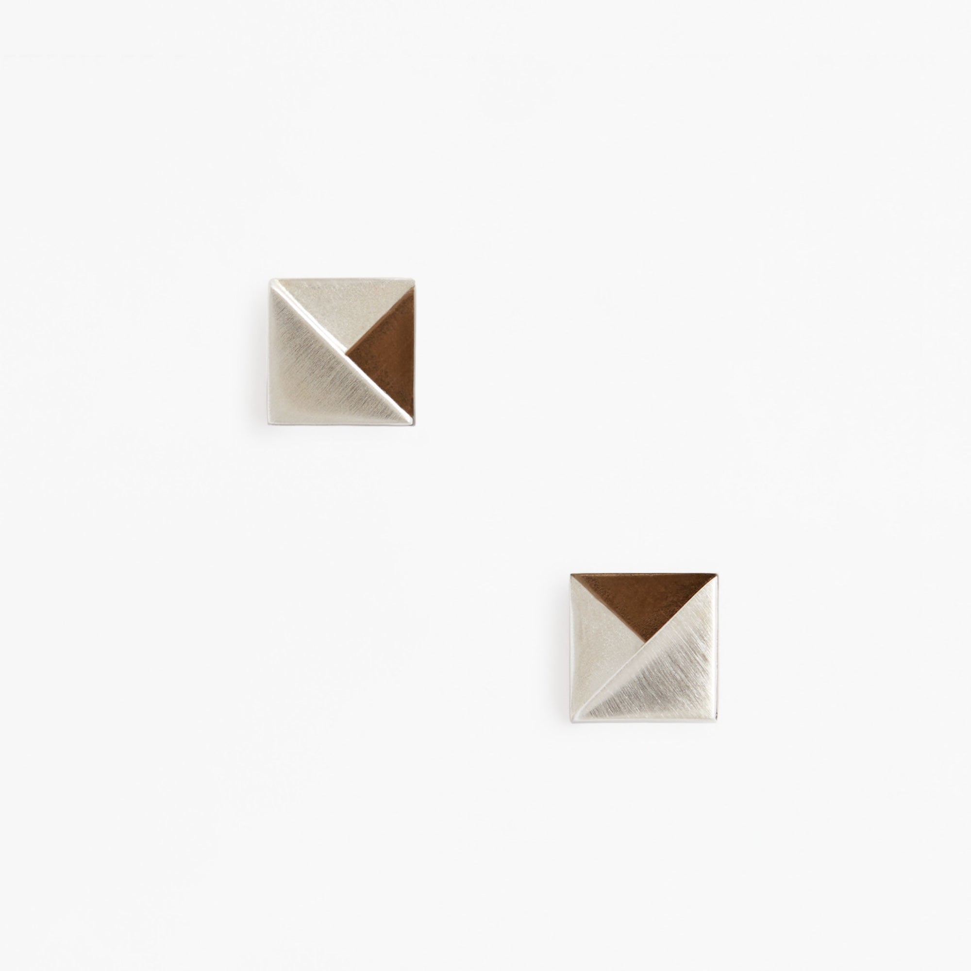 Chip Earrings | Silver | Smoky Quartz