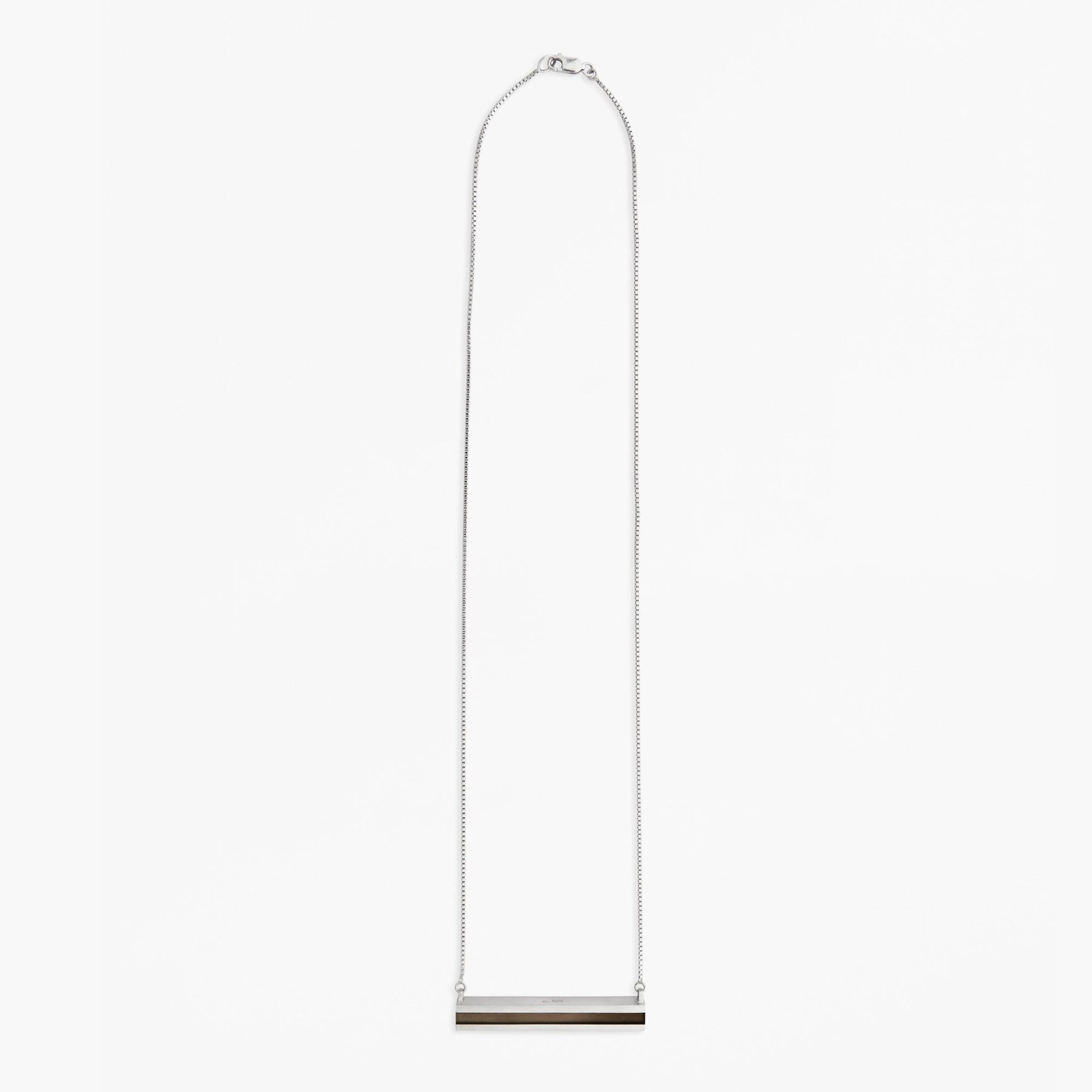 Inverse Pendant | Silver | Smokey Quartz