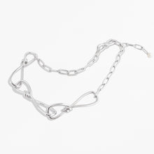 Links Necklace | Silver | Freshwater Pearls