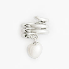 Cam Ring - High Polish | Silver | Freshwater Pearls