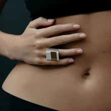 Icarus Ring | Silver | Smokey Quartz