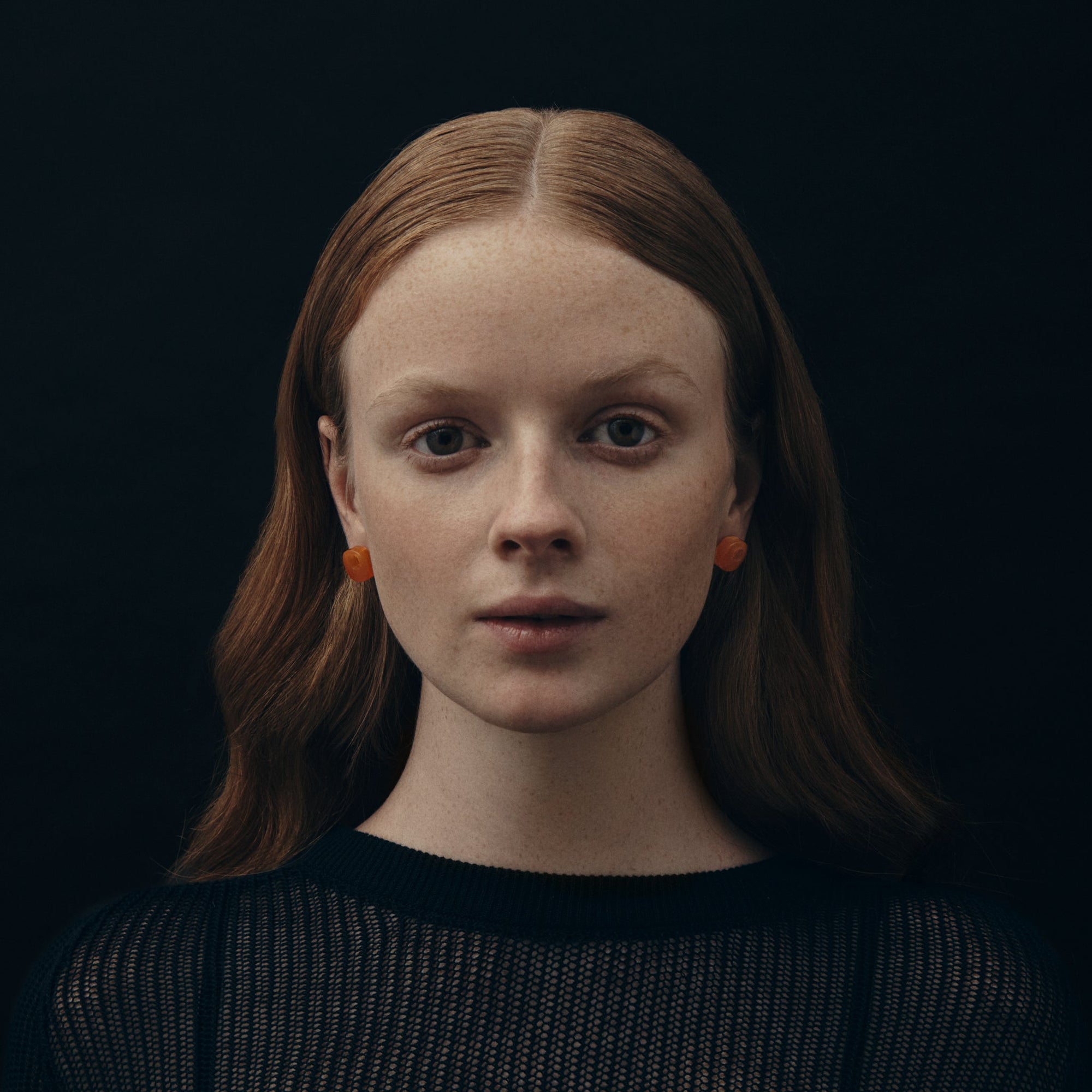 Pomello Earrings | 18K Gold Plated | Peach