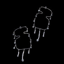 Verge Earrings | Silver | Freshwater Pearls/Topaz