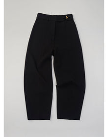 Madeleine Eco Stretch | Knit Suiting Pants | Black