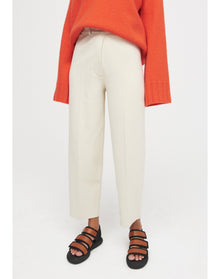 Madeleine Eco Stretch | Knit Suiting Pants | Cream