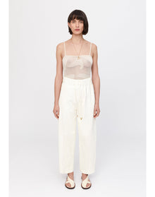 Magda | Pointelle Cami Top | Creme