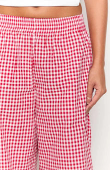 Mahalia Pants | Red Gingham