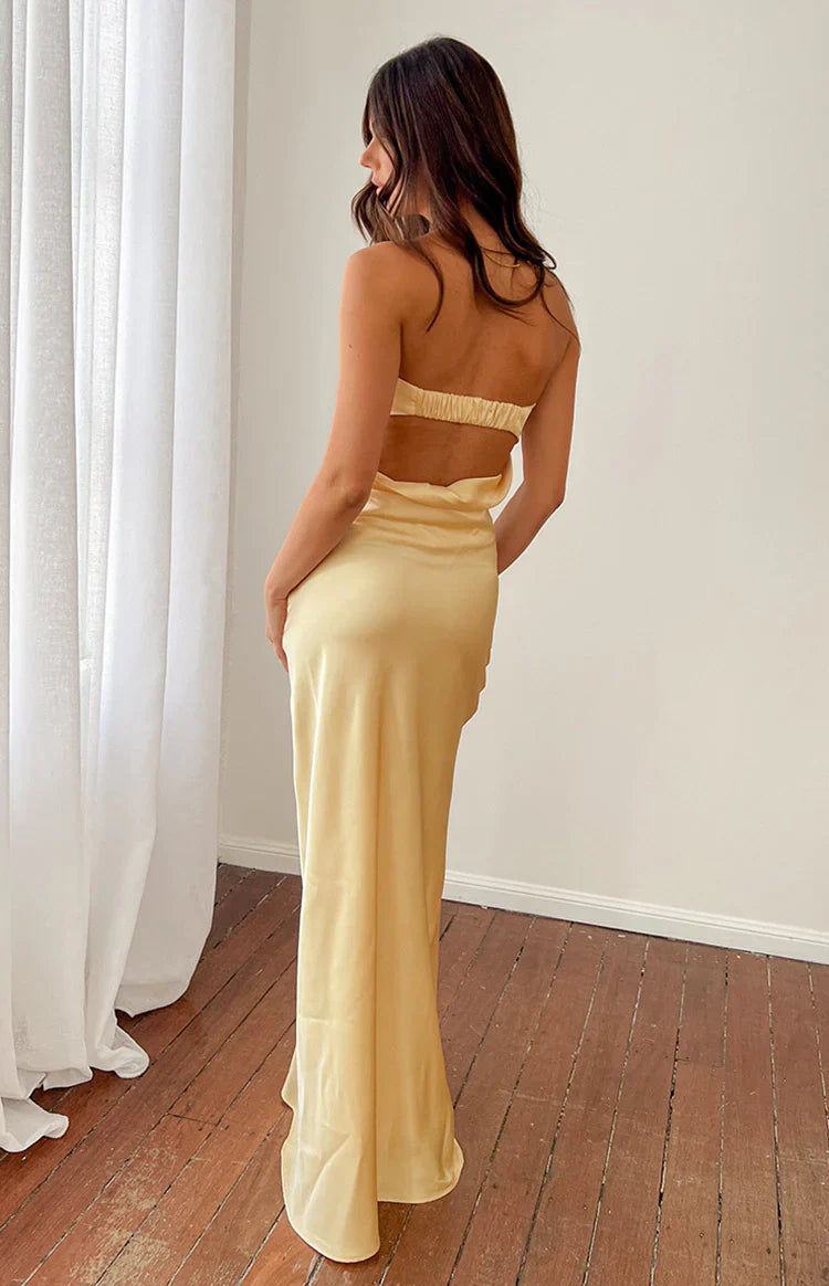 Maiah Maxi Dress | Yellow